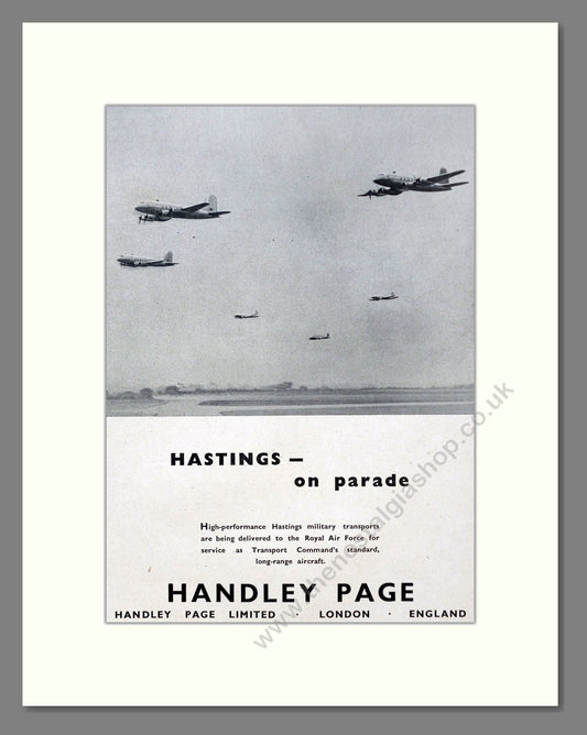 Handley Page - Hastings. Vintage Advert 1948 (ref AD62885)