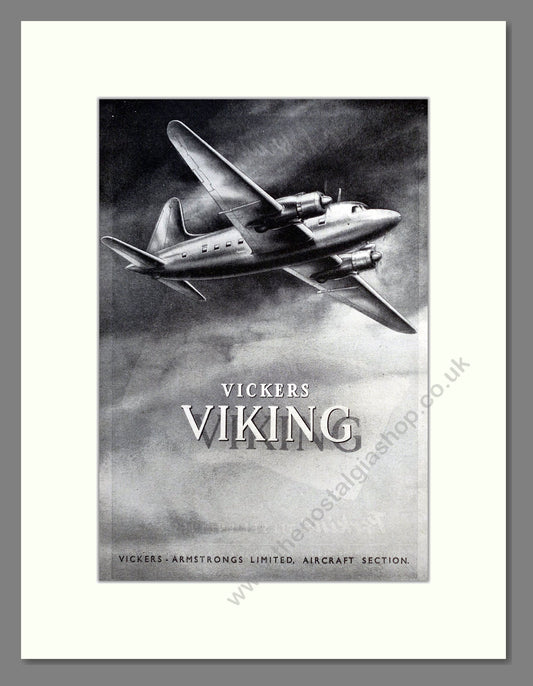Vickers-Armstrongs - Viking. Vintage Advert 1945 (ref AD62922)