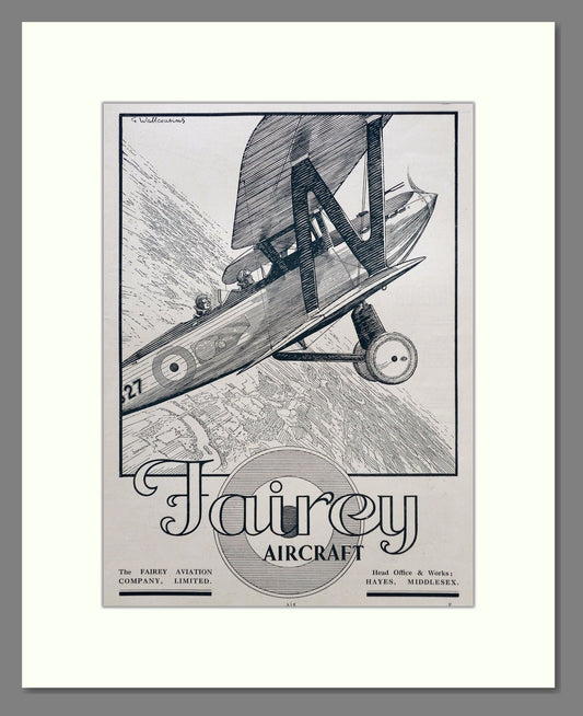 Fairey - Aircraft. Vintage Advert 1928 (ref AD62957)