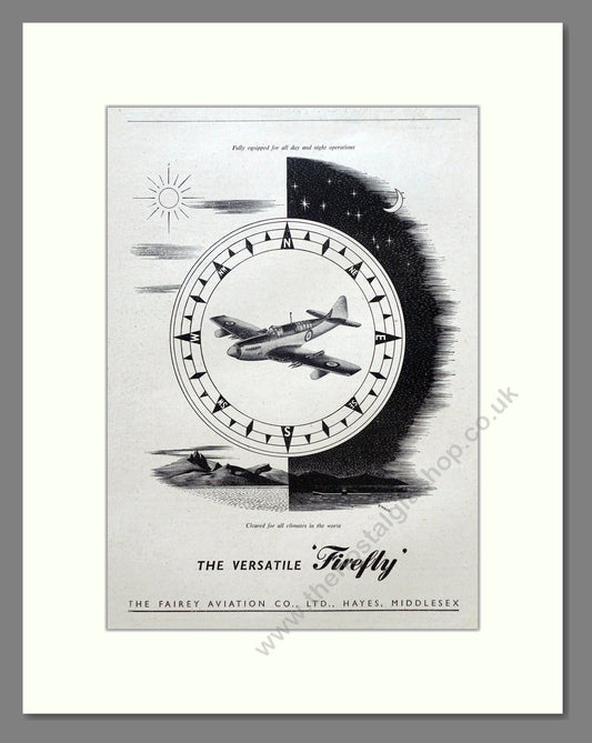 Fairey - Firefly. Vintage Advert 1949 (ref AD62961)