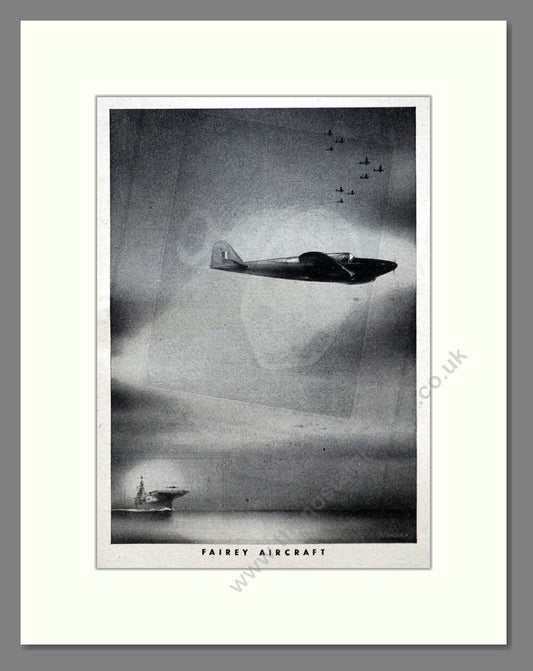 Fairey - Aircraft. Vintage Advert 1942 (ref AD62970)
