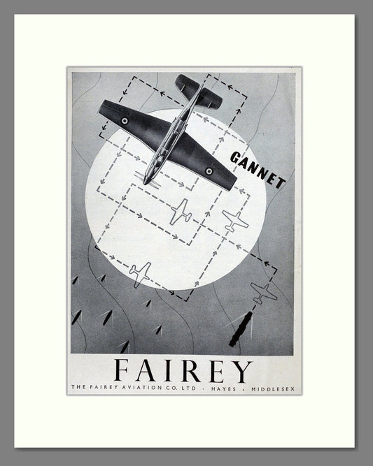Fairey - Gannet. Vintage Advert 1952 (ref AD62974)
