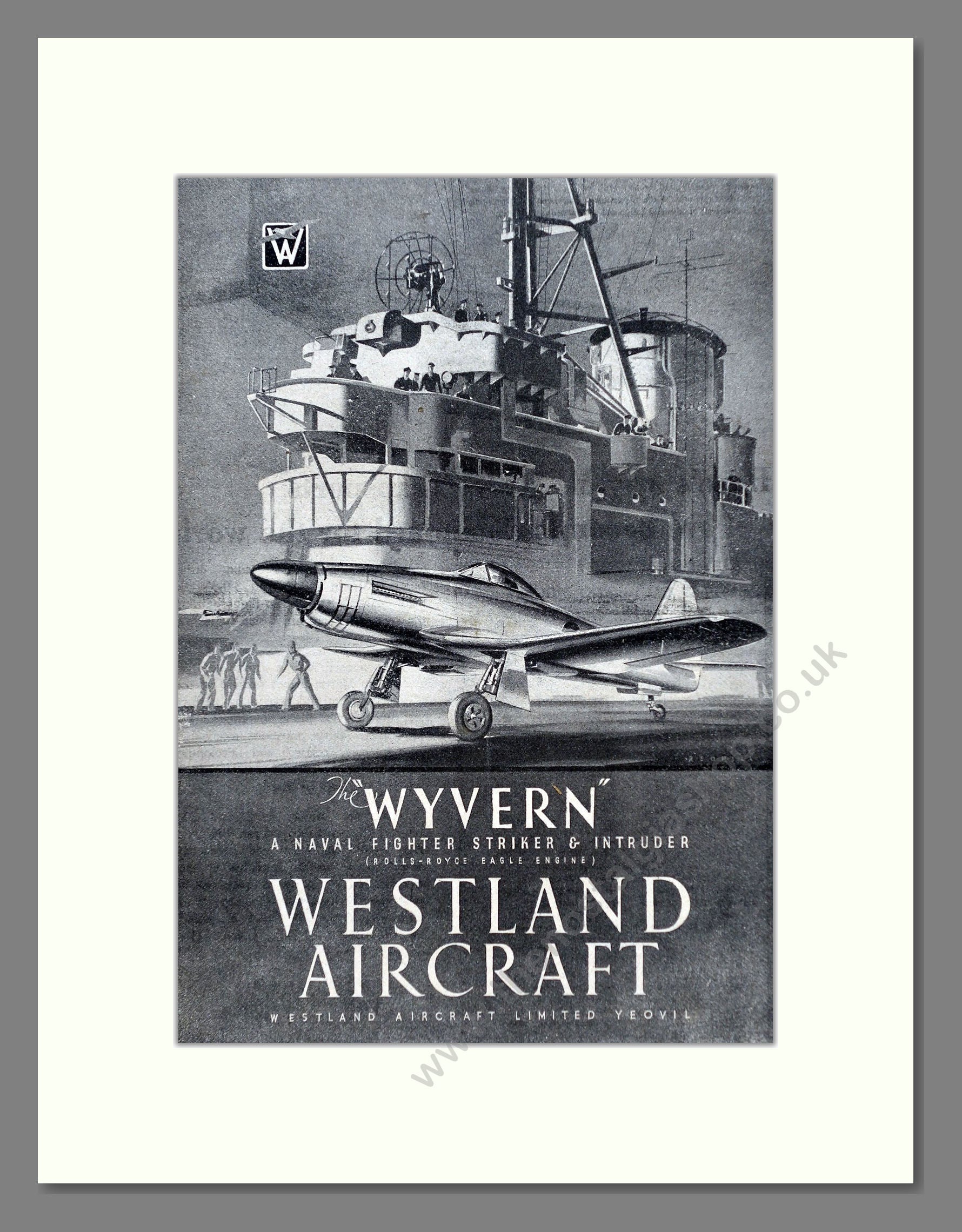 Westland - Wyvern. Vintage Advert 1947 (ref AD62986)