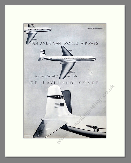 De Havilland - Comet. Vintage Advert 1952 (ref AD63017)