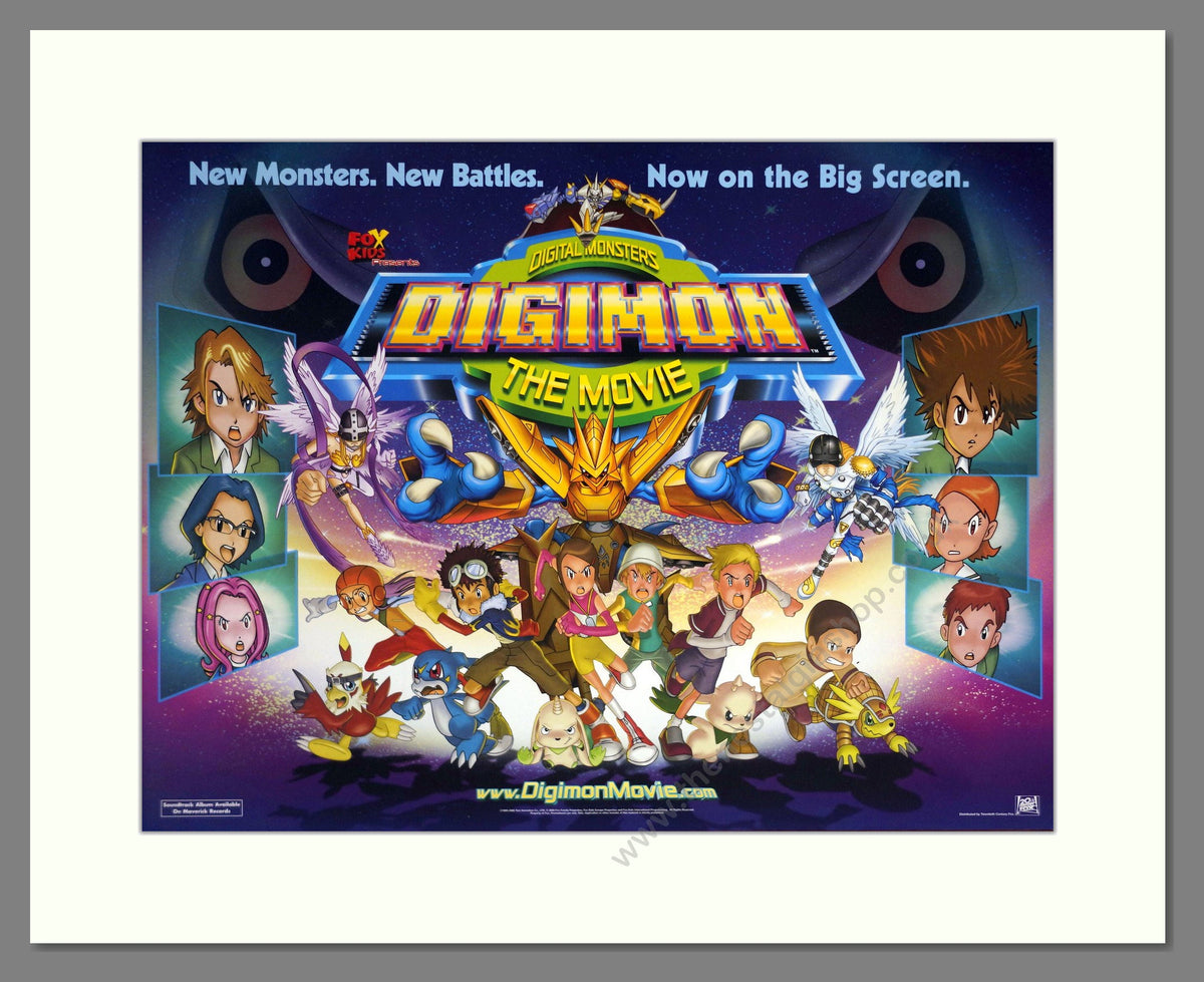 Digimon 2000 Digimon The Movie - . Vintage Poster 2000 (ref AD18895) – The Nostalgia ...