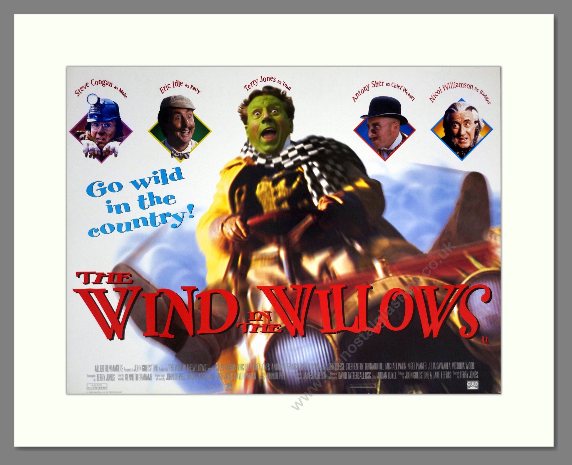 Wind In The Willows (The) - Steve Coogan. Vintage Poster 1996 (ref AD18900)