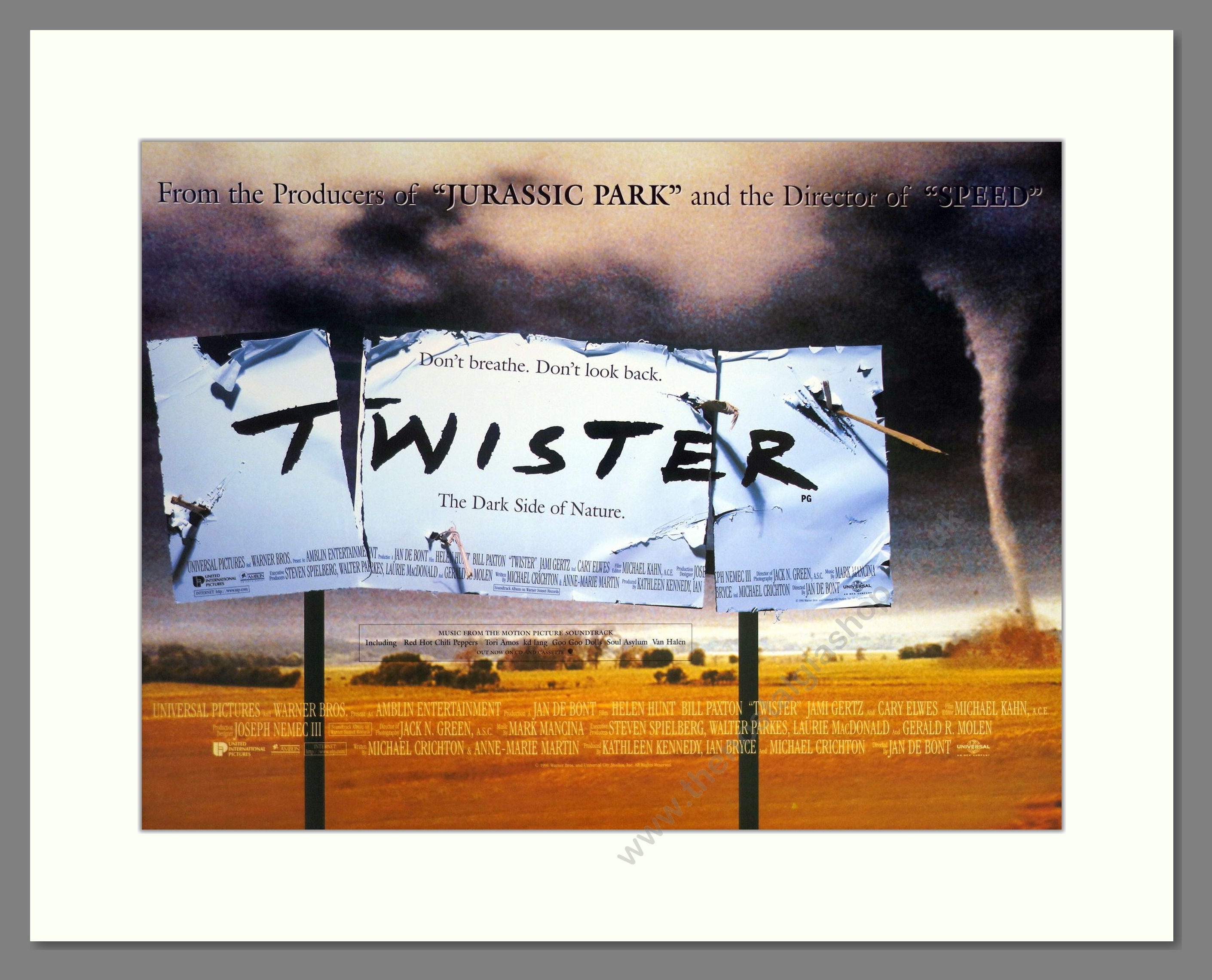 Twister - Helen Hunt. Vintage Poster 1996 (ref AD18904) – The Nostalgia ...