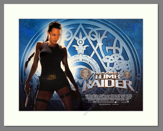 Tomb Raider - Angelina Jolly. Vintage Poster 2001 (ref AD18905)