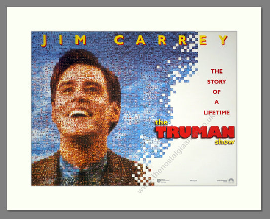 Truman Show (The) - Jim Carey. Vintage Poster 1998 (ref AD18909)