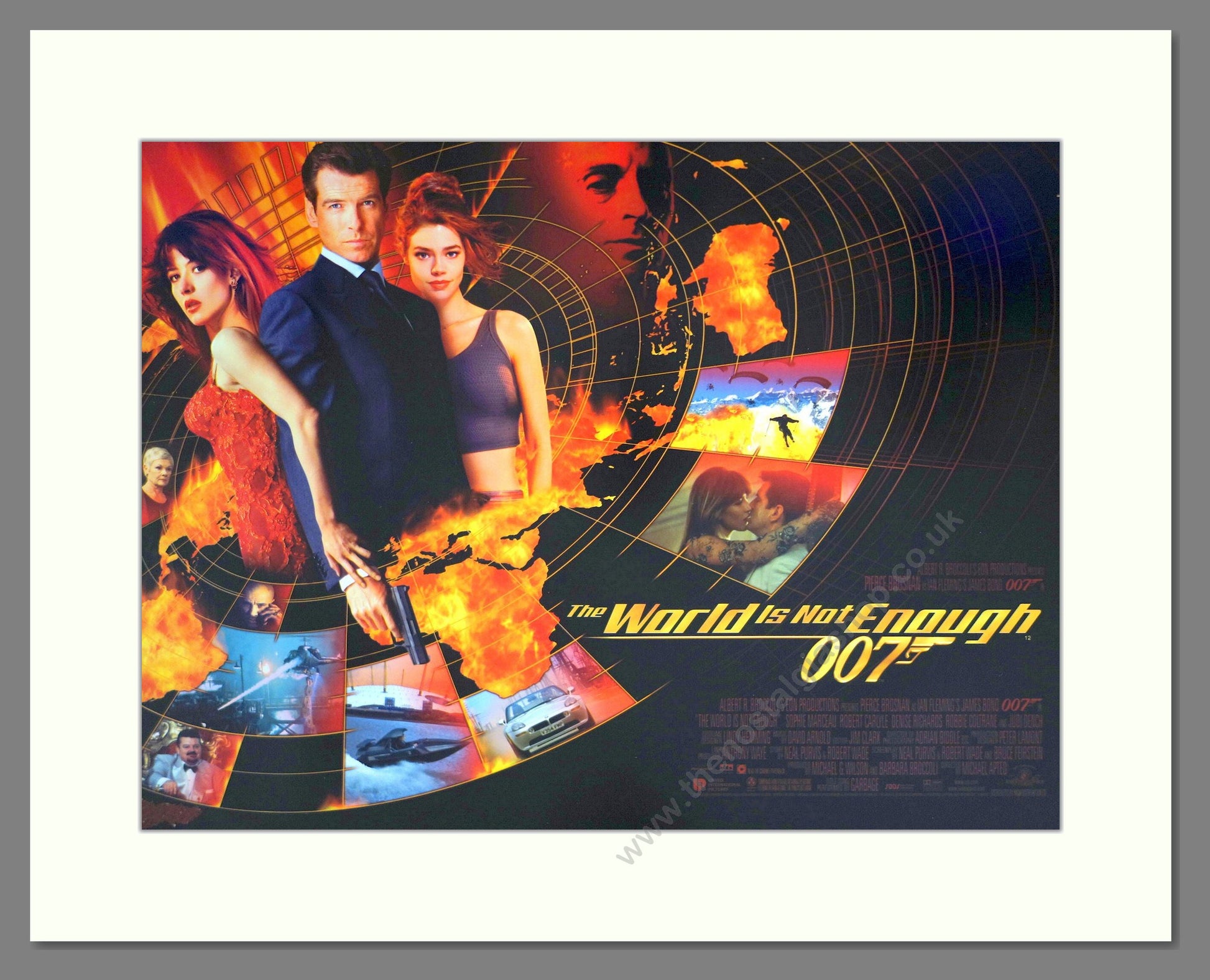 World Is Not Enough (The) James Bond - Pierce Brosnan. Vintage Poster 1999 (ref AD18911)