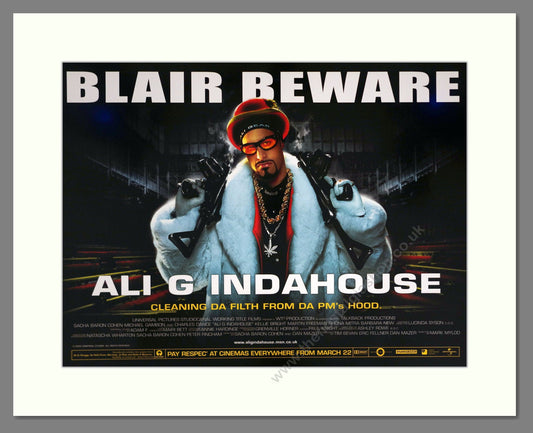 Ali G Indahouse - Sacha Baron Cohen. Vintage Poster 2002 (ref AD18915)