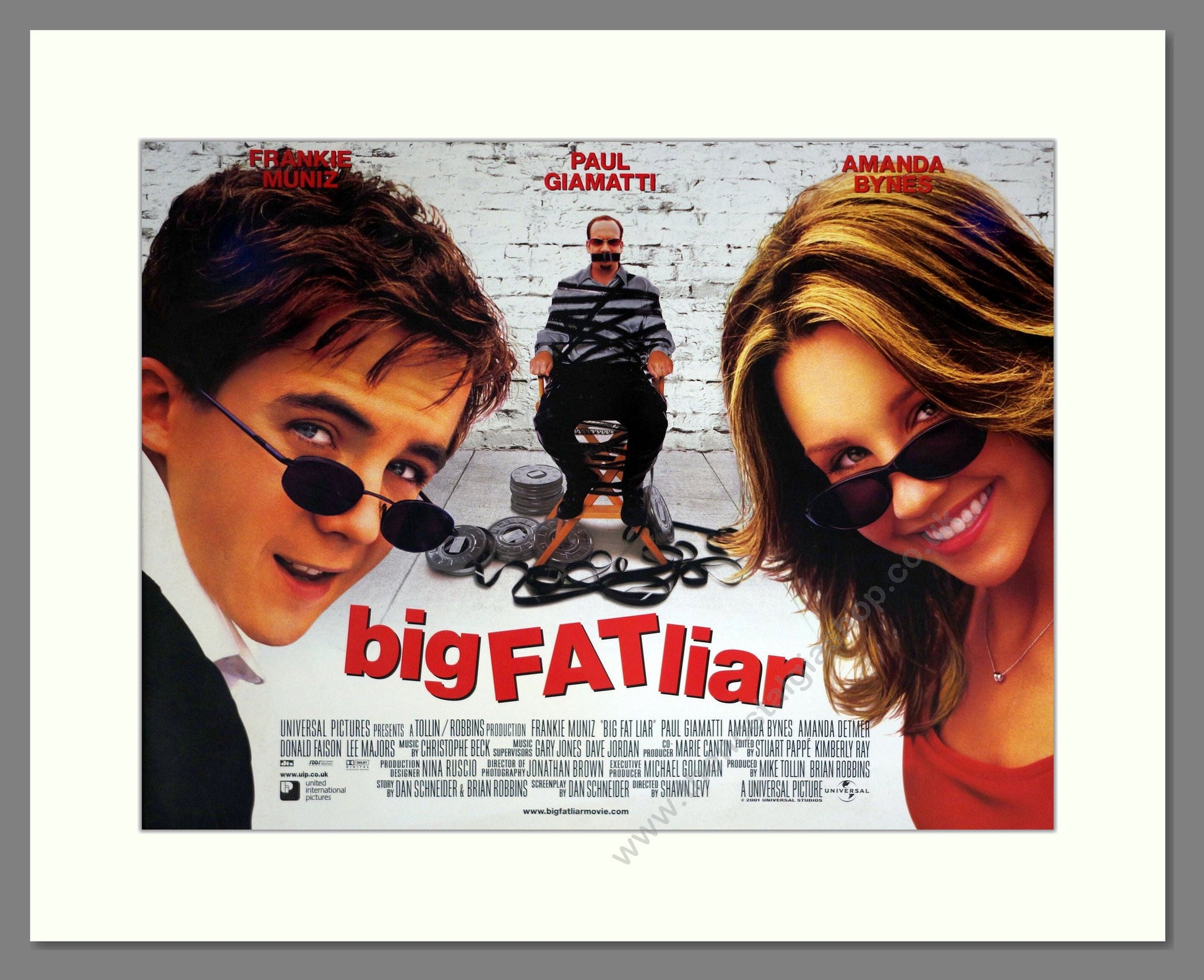 Big Fat Liar - Frankie Muniz. Vintage Poster 2002 (ref AD18920)