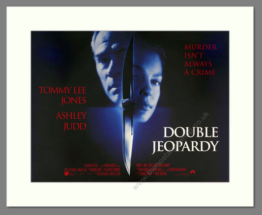 Double Jeopardy - Tommy Lee Jones. Vintage Poster 1999 (ref AD18931)