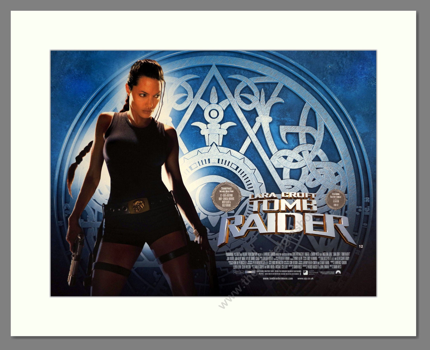 Tomb Raider - Angelina Jolly. Vintage Poster 2001 (ref AD18938)