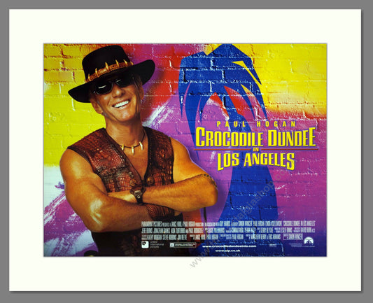 Crocodile Dundee In Los Angeles - Paul Hogan. Vintage Poster 2001 (ref AD18951)