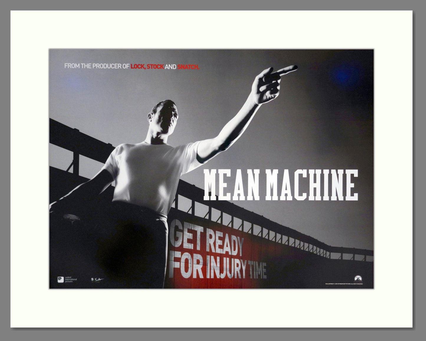 Mean Machine - Vinny Jones. Vintage Poster 2001 (ref AD18953)