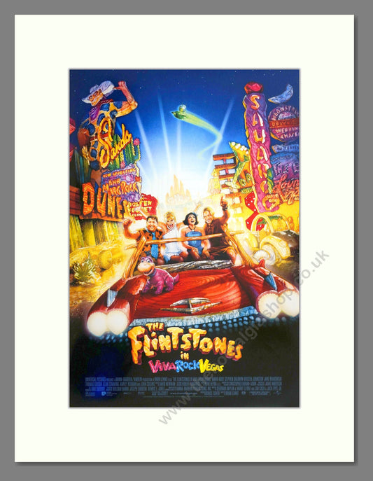 Viva Rock Vegas The Flintstones - Mark Addy. Vintage Poster 2000 (ref AD18957)