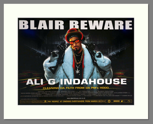 Ali G Indahouse - Sacha Baron Cohen. Vintage Poster 2002 (ref AD18958)