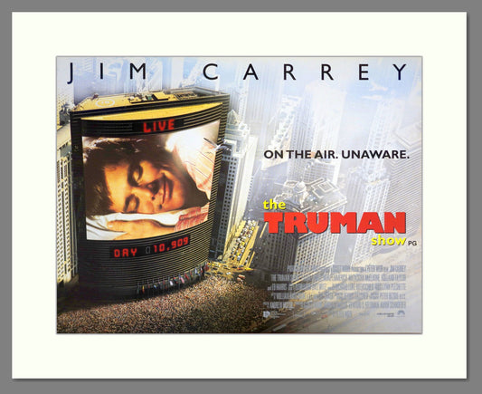 Truman Show (The) - Jim Carey. Vintage Poster 1998 (ref AD18961)