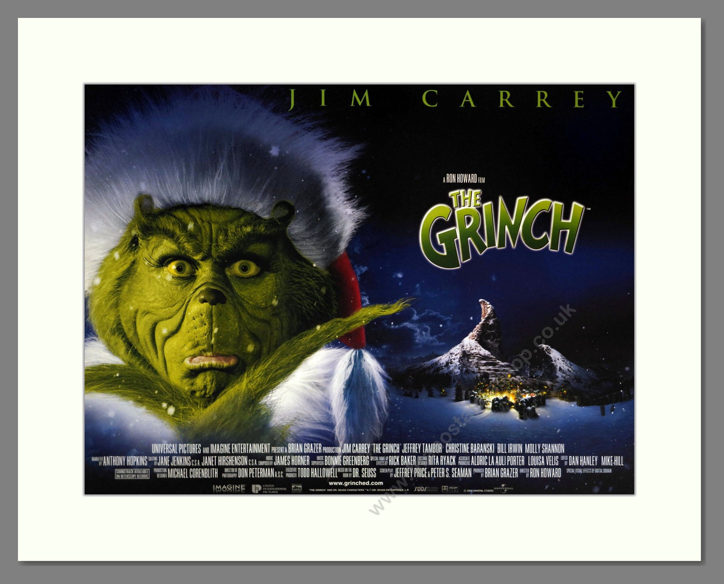Grinch (The) - Jim Carey. Vintage Poster 2000 (ref AD18965)