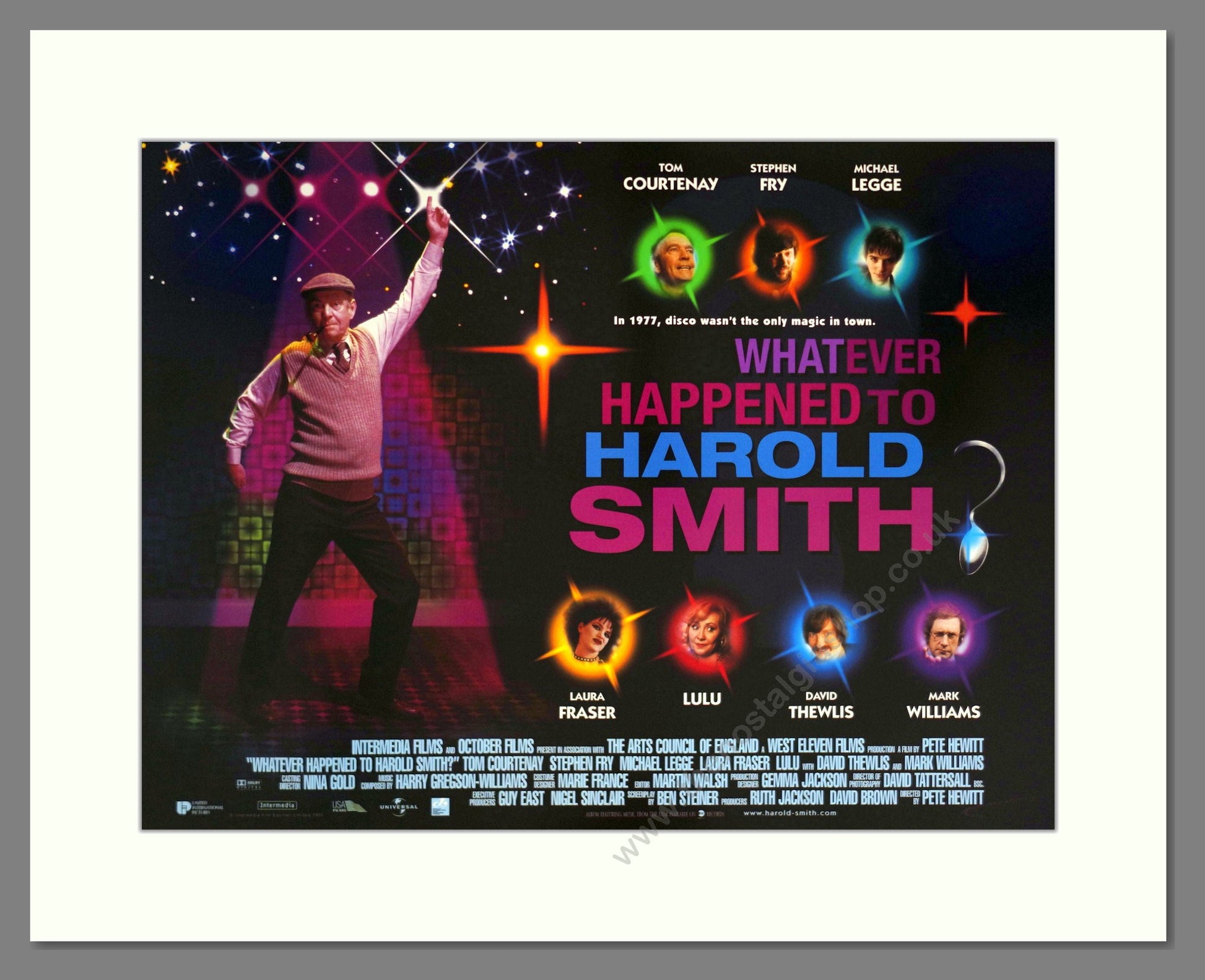 Whatever Happened To Harold Smith - Tom Courtenay. Vintage Poster 1999 (ref AD18973)