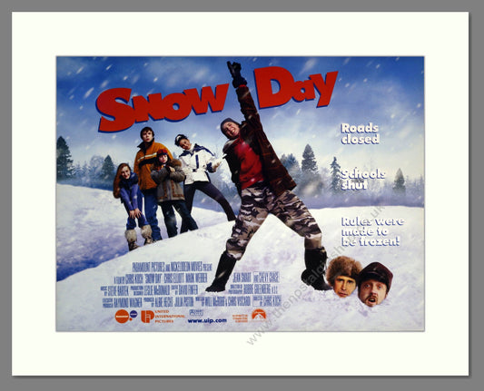 Snow Day - Chris Elliot. Vintage Poster 2000 (ref AD18976)