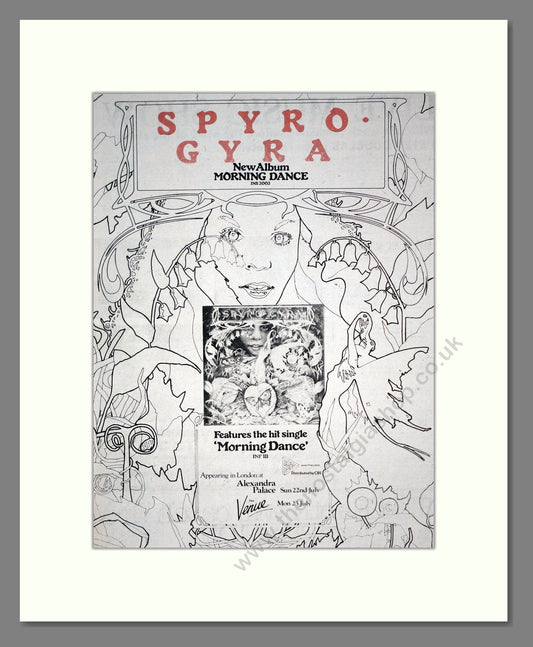 Spyro Gyra - Morning Dance. Vintage Advert 1979 (ref AD19034)