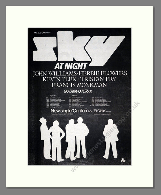 Sky At Night - UK Tour. Vintage Advert 1979 (ref AD19035)