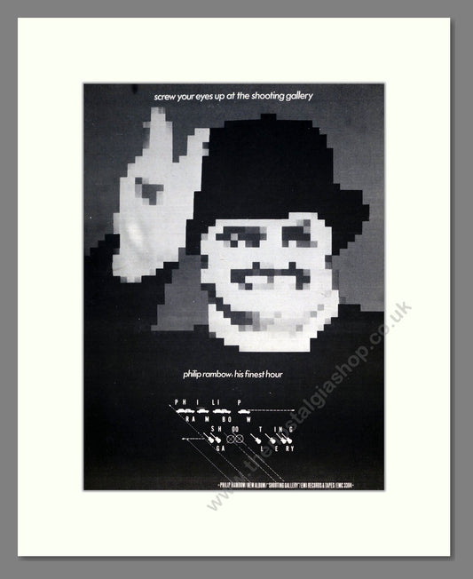 Philip Rambow - His Finest Hour. Vintage Advert 1979 (ref AD19038)