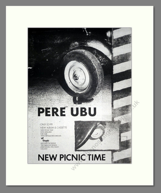 Pere Ubu - New Picnic Time. Vintage Advert 1979 (ref AD19043)