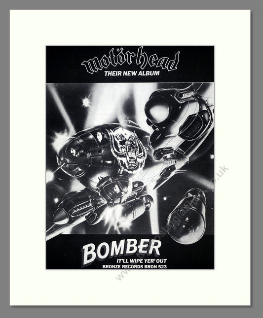 Motorhead - Bomber. Vintage Advert 1979 (ref AD19049)
