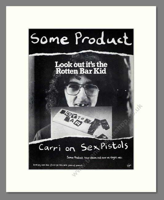 Sex Pistols - Some Product: Carri On Sex Pistols. Vintage Advert 1979 (ref AD19129)