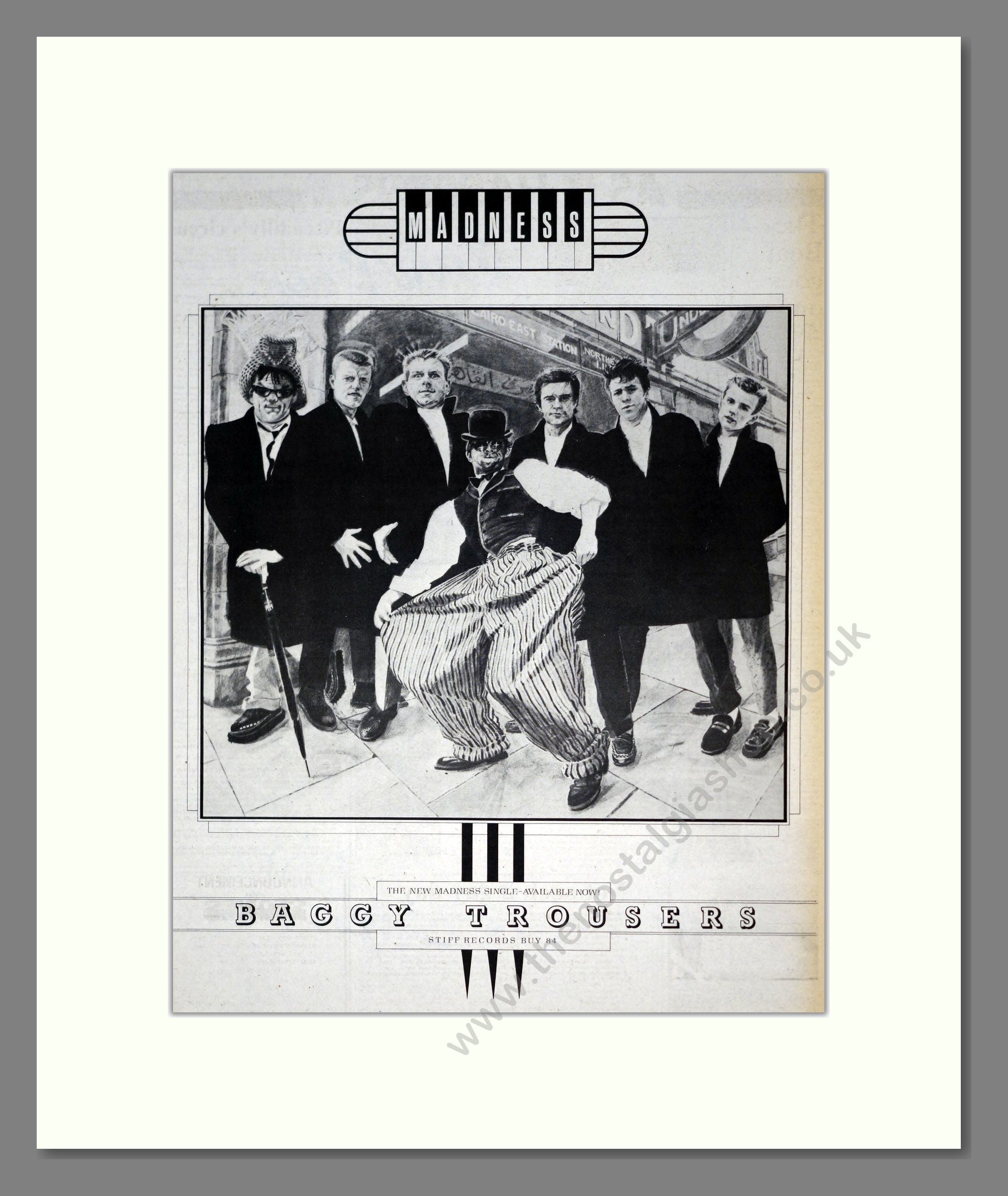 Madness - Baggy Trousers. Vintage Advert 1980 (ref AD19154)