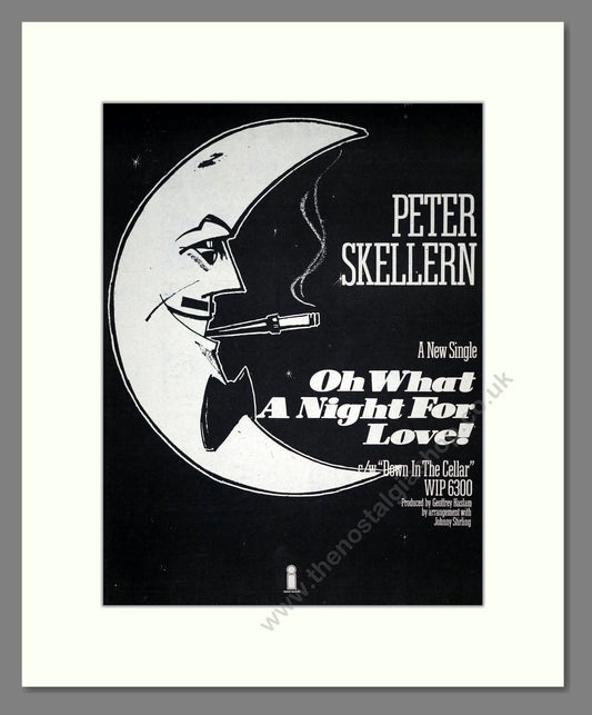 Peter Skellern - Oh What A Night For Love. Vintage Advert 1976 (ref AD19155)