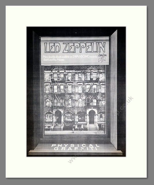 Led Zeppelin - Physical Graffiti. Vintage Advert 1975 (ref AD19175)
