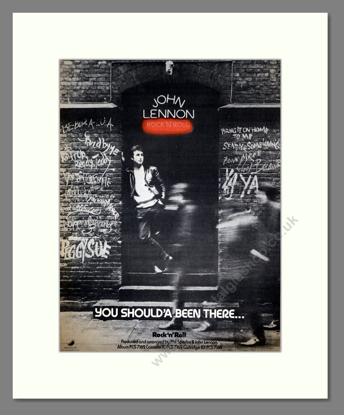 John Lennon - You Shoulda Been There. Vintage Advert 1975 (ref AD19176)