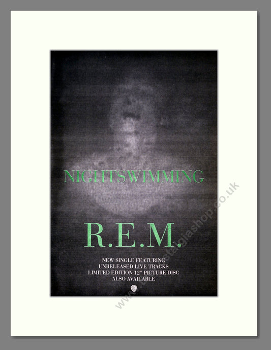 REM - Nightswimming. Vintage Advert 1993 (ref AD19200)