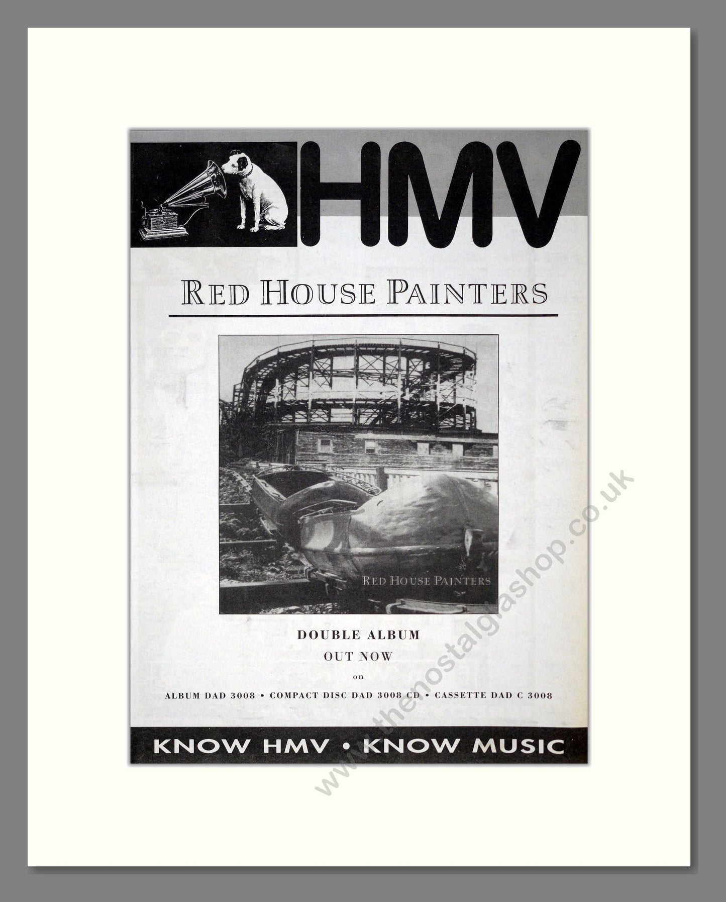 Red House Painters - Double Album. Vintage Advert 1993 (ref AD19277)