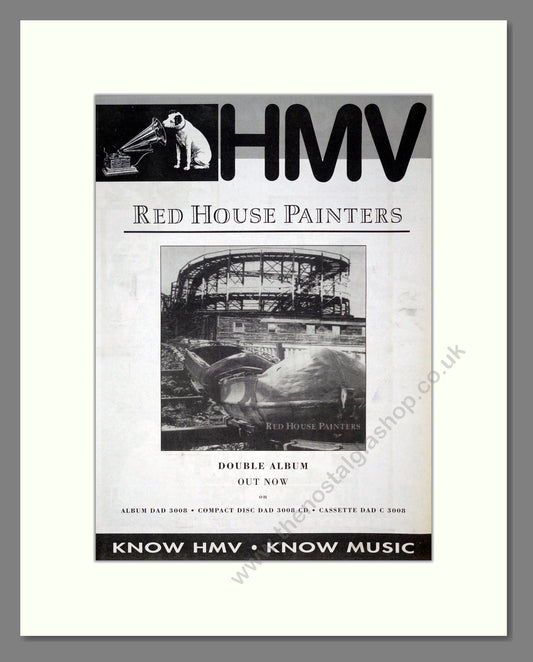 Red House Painters - Double Album. Vintage Advert 1993 (ref AD19277)