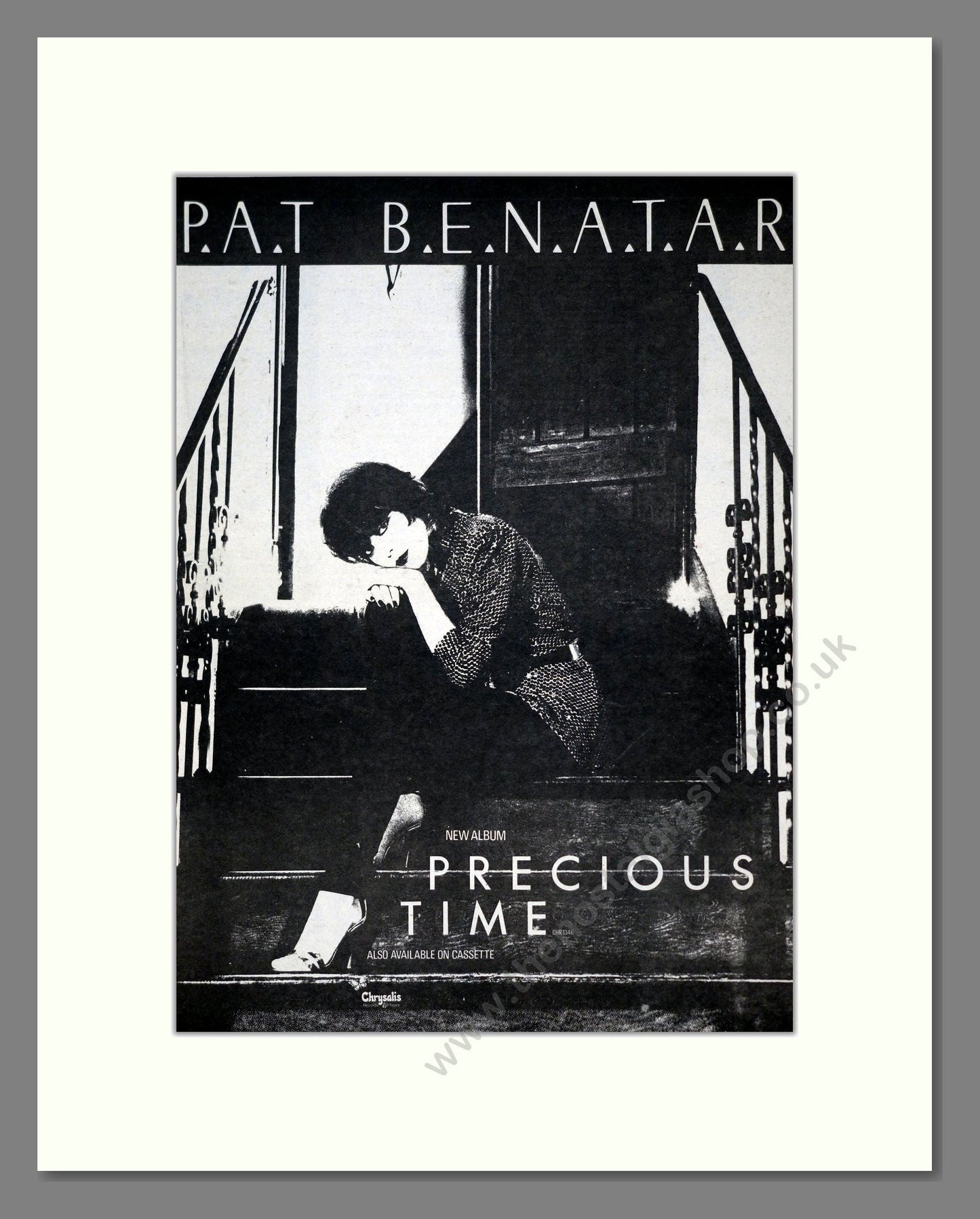 Pat Benatar - Precious Time. Vintage Advert 1981 (ref AD19306)