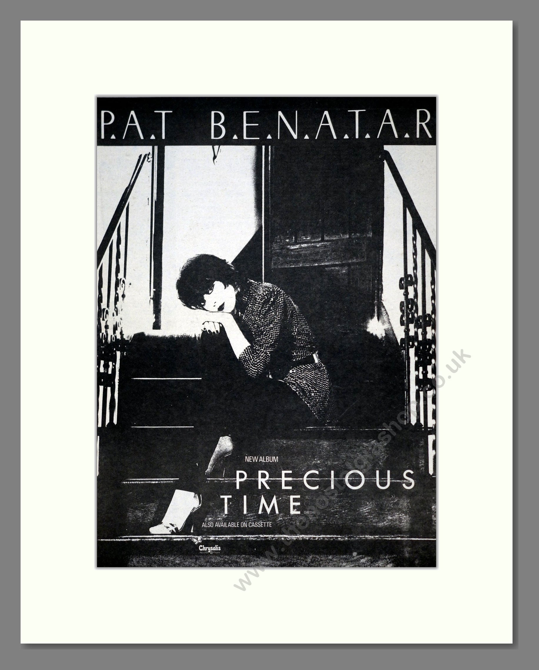 Pat Benatar - Precious Time. Vintage Advert 1981 (ref AD19306)