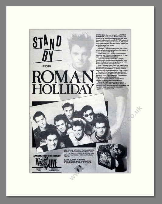 Roman Holliday - Stand By. Vintage Advert 1983 (ref AD19393)