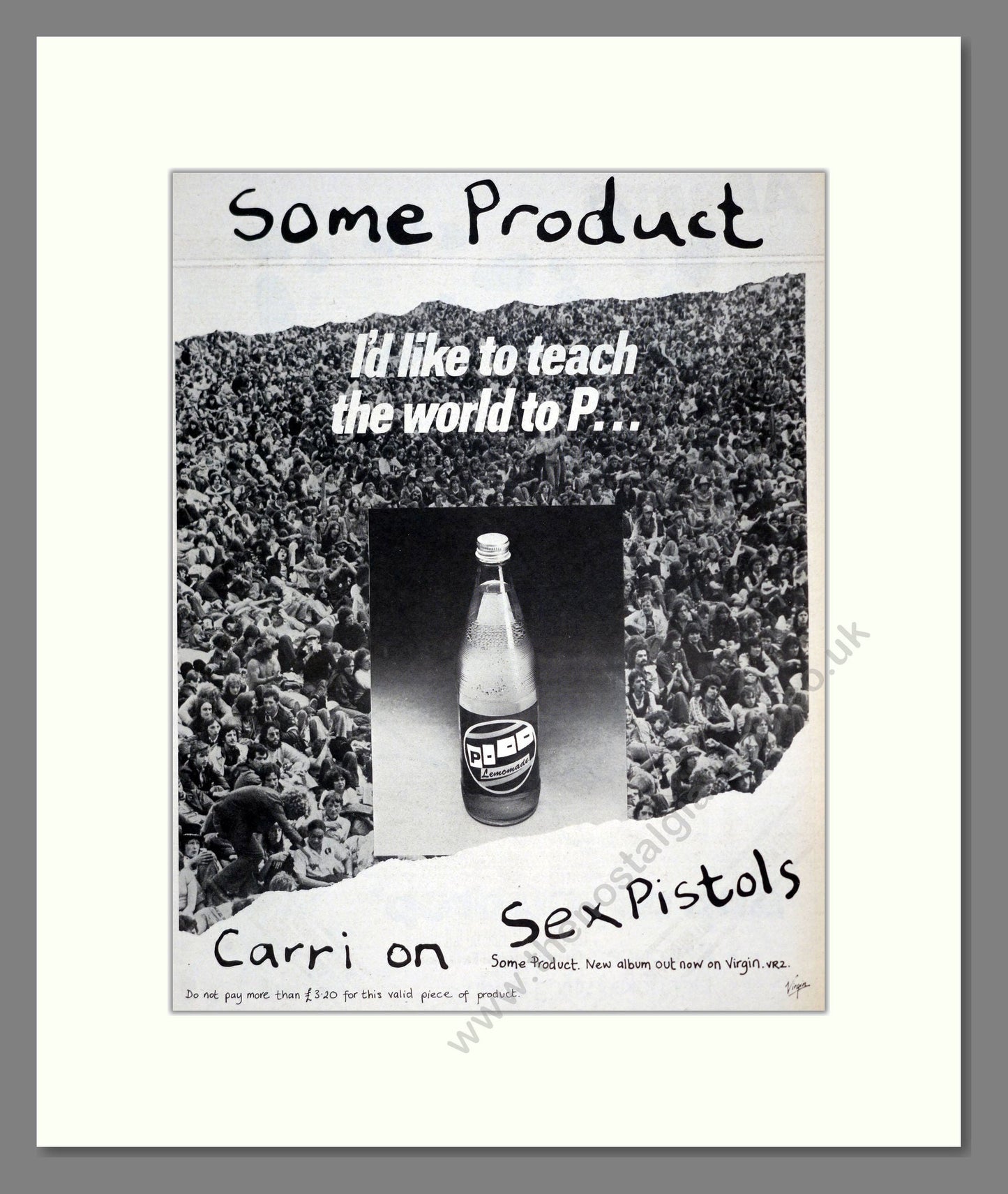 Sex Pistols (The) - Carri On. Vintage Advert 1979 (ref AD19409)