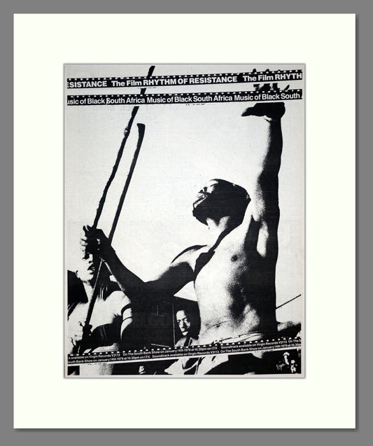 Rhythm Of Resistance - Soundtrack. Vintage Advert 1979 (ref AD19429)