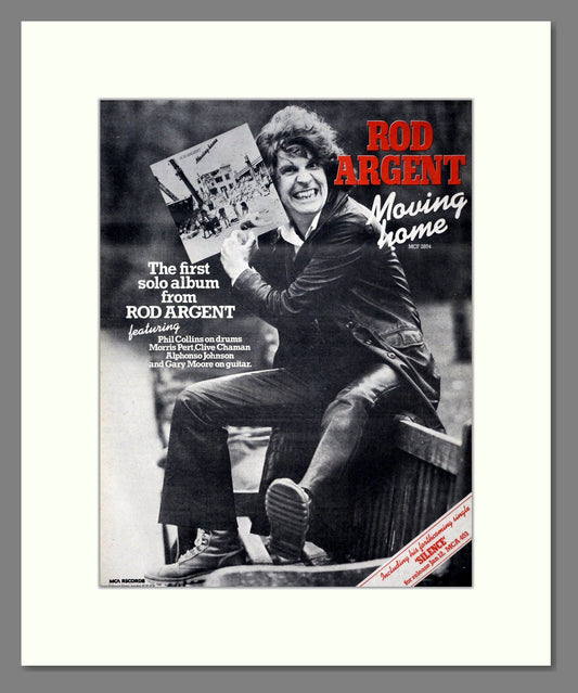 Rod Argent - Moving Home. Vintage Advert 1979 (ref AD19430)