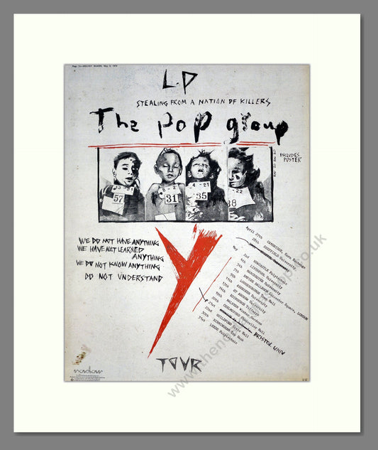 Pop Group (The) - Stealing From A Nation Of Killers. Vintage Advert 1979 (ref AD19436)