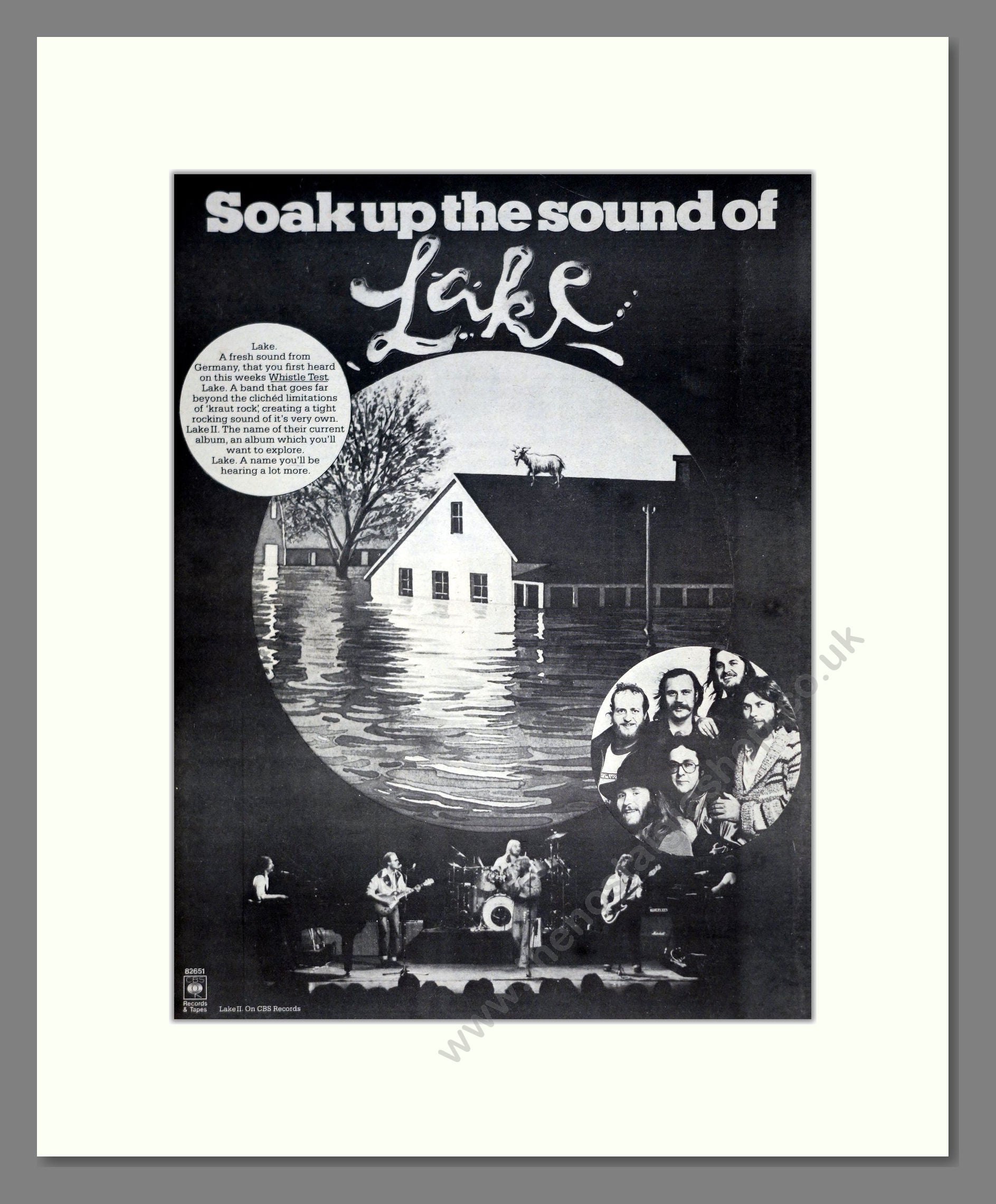 O2 Lake Advert Lake - Lake II. Vintage Advert 1978 (ref AD19485) – The Nostalgia Shop
