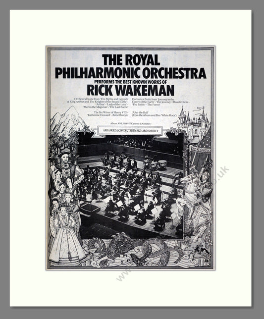 Rick Wakeman - Royal Philharmonic Orchestra. Vintage Advert 1978 (ref AD19519)