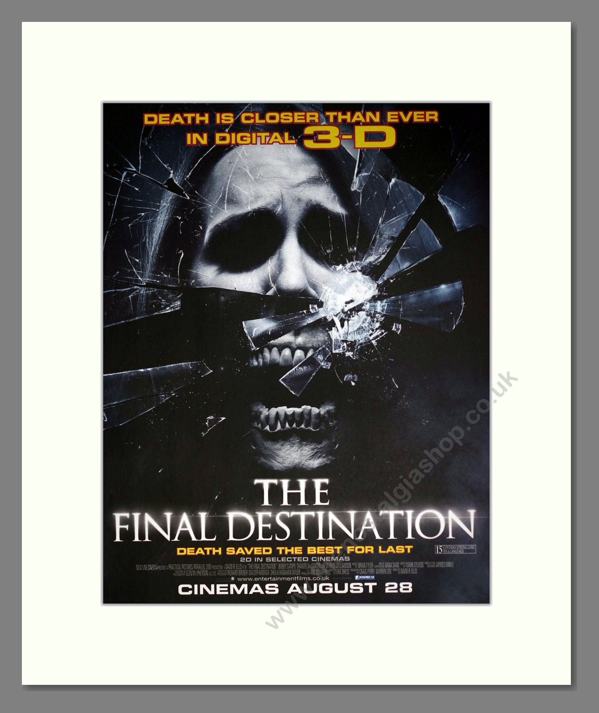 Final Destination (The) - 3D In Cinemas. Vintage Advert 2009 (ref AD302188)