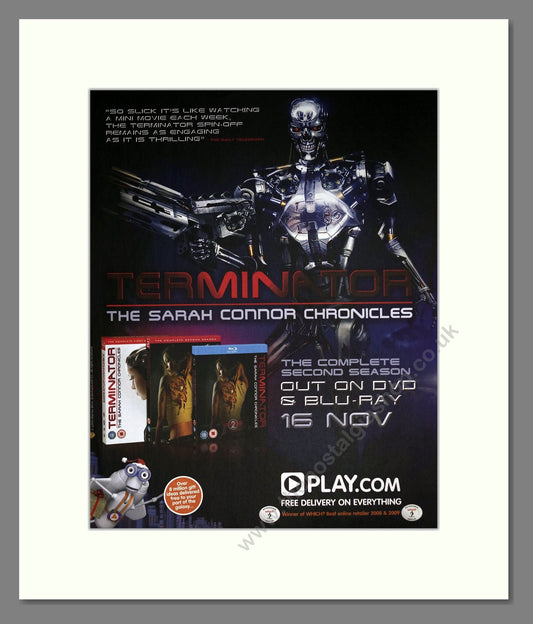 Terminator - Sarah Connor Chronicles. Vintage Advert 2009 (ref AD302204)